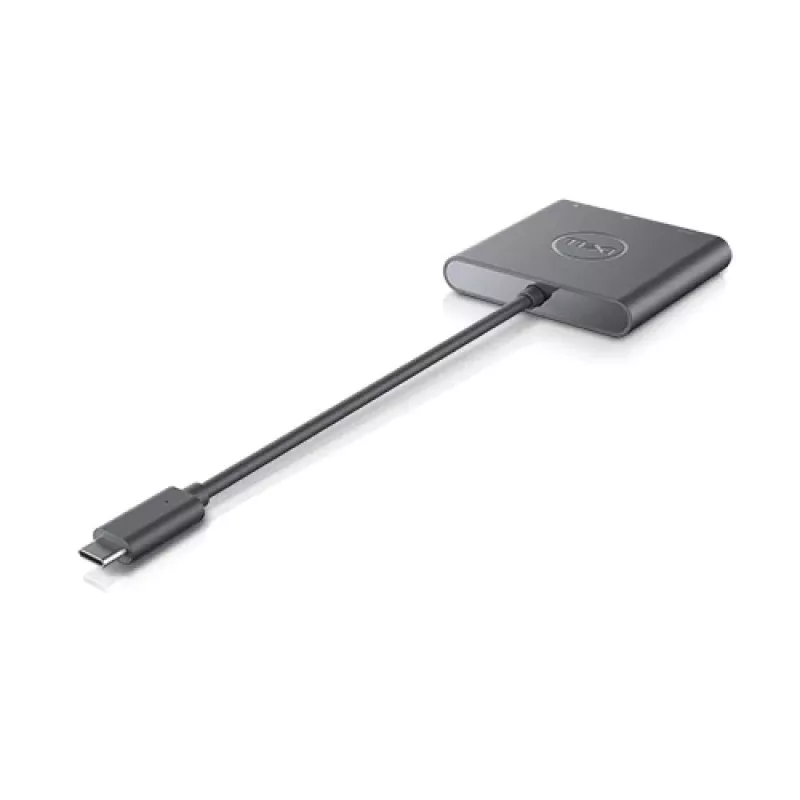 DELL Adapter USB-C į HDMI/DP su maitinimo perdavimu, laidinis, USB 3.2 Gen 2 (3.1 Gen 2) Type-C, juodas, 3840 x 2160 pikselių