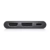 DELL Adapter USB-C į HDMI/DP su maitinimo perdavimu, laidinis, USB 3.2 Gen 2 (3.1 Gen 2) Type-C, juodas, 3840 x 2160 pikselių