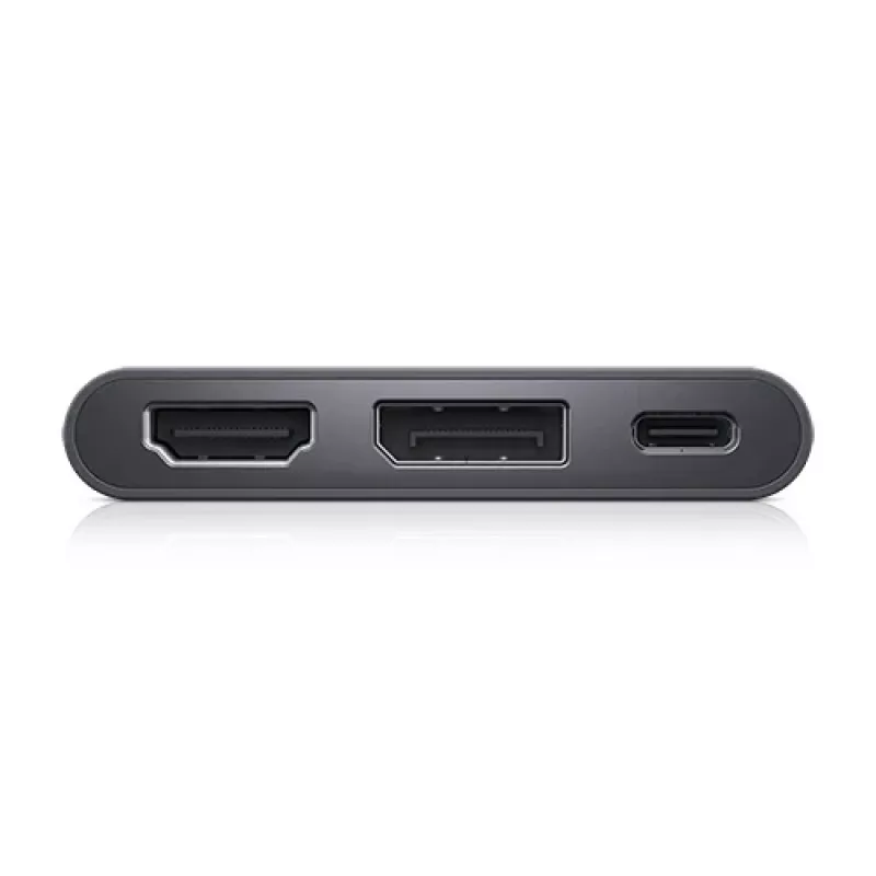 DELL Adapter USB-C į HDMI/DP su maitinimo perdavimu, laidinis, USB 3.2 Gen 2 (3.1 Gen 2) Type-C, juodas, 3840 x 2160 pikselių