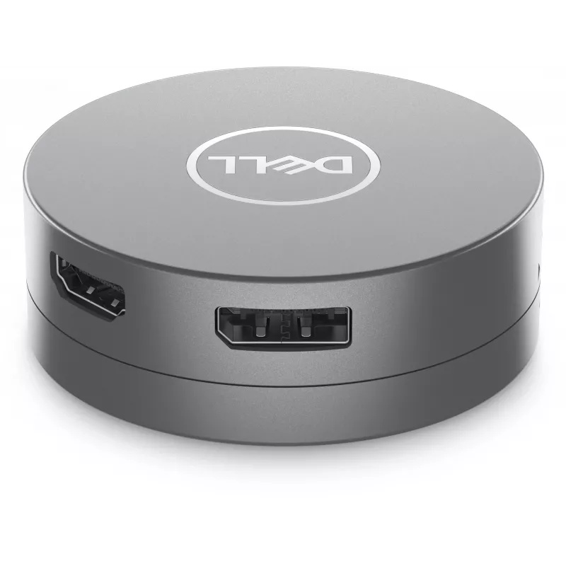 DELL DA305 6-in-1 USB-C Multiport Adapter – laidinis, USB 3.2 Gen 2, Ethernet iki 1 Gbit/s, sidabrinis, 4K