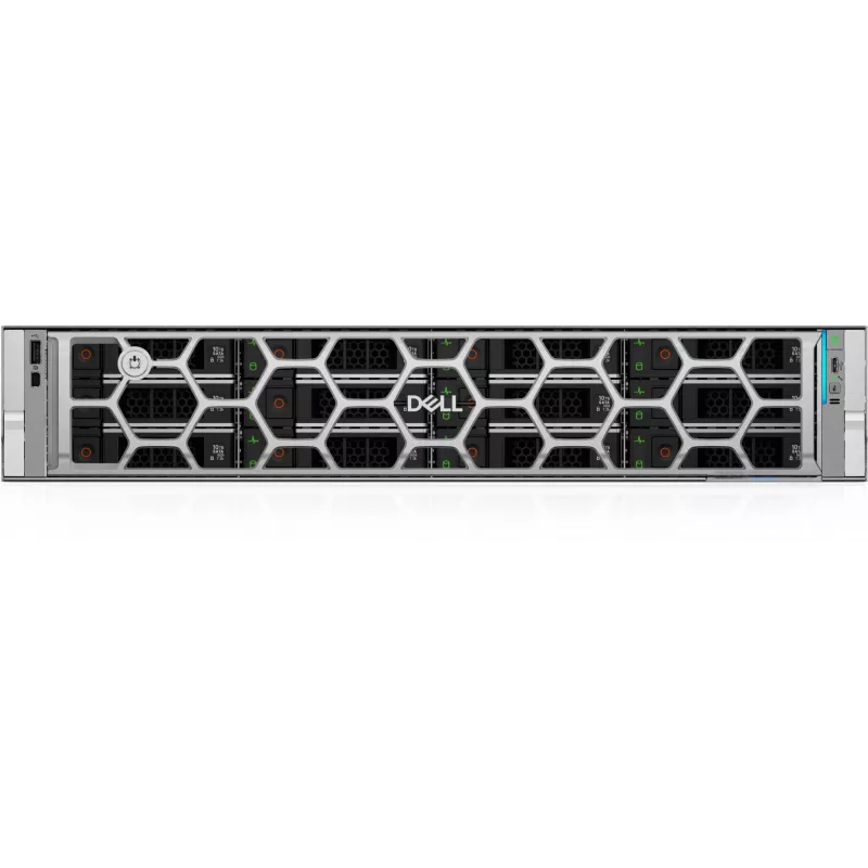 DELL PowerEdge R570 server stelažinis (2U) Intel Xeon 6 6507P 3.5 GHz 32 GB DDR5-SDRAM 960 GB 1100 W