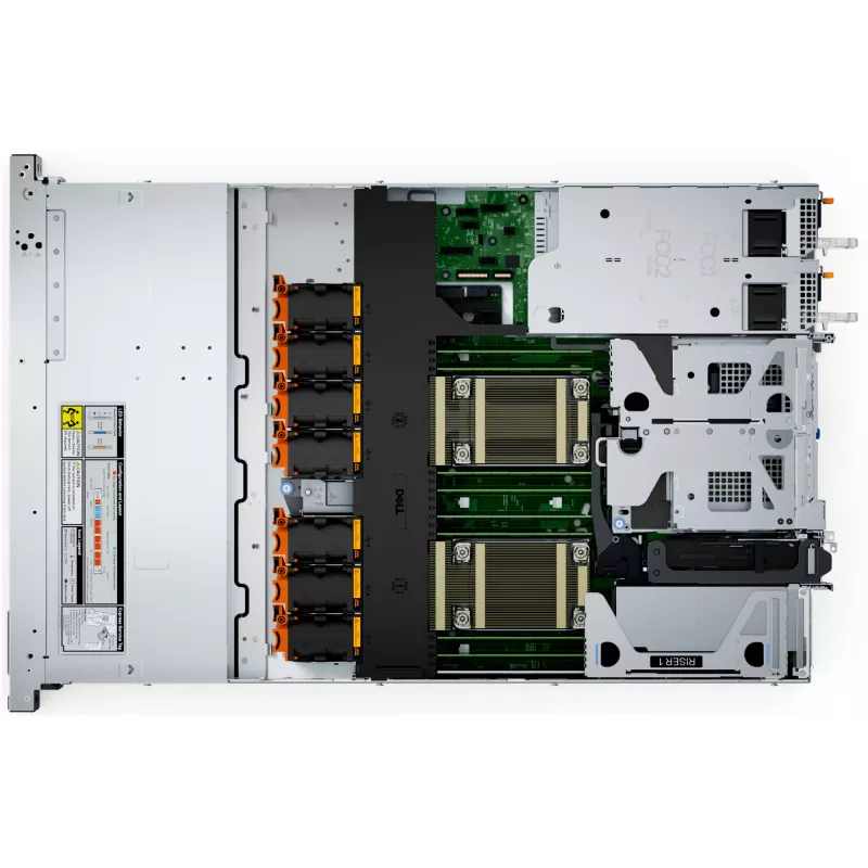DELL PowerEdge R660XS server 480 GB stelažinis (1U) Intel Xeon Silver 4510 2.4 GHz 32 GB DDR5-SDRAM 1100 W