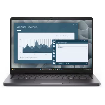 Nešiojamas kompiuteris DELL Pro 14 PC14255 AMD Ryzen™ 5 PRO PRO 230 35,6 cm (14 col.) Full HD+ 16 GB DDR5-SDRAM 512 GB SSD Wi-Fi 6E (802.11ax) Windows 11 Pro Juoda