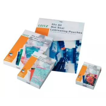 Leitz iLAM Premium blizgūs laminavimo maišeliai A4, 125 mikronai, pakuotė po 25 vnt.