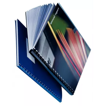 Leitz plastmasiniai įrišimo spygliai 6 mm comBIND, juodi, 25 lapų, A4
