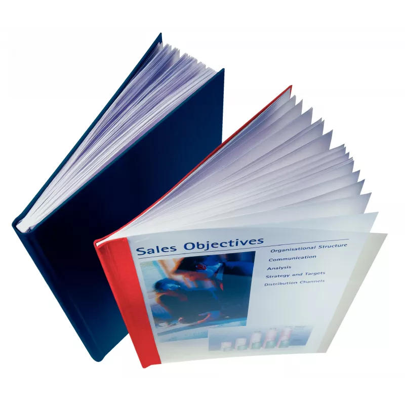 Leitz Binding Covers Thermal Linen 3mm, A4, kartoniniai, mėlyni, permatomi, 25 vnt.