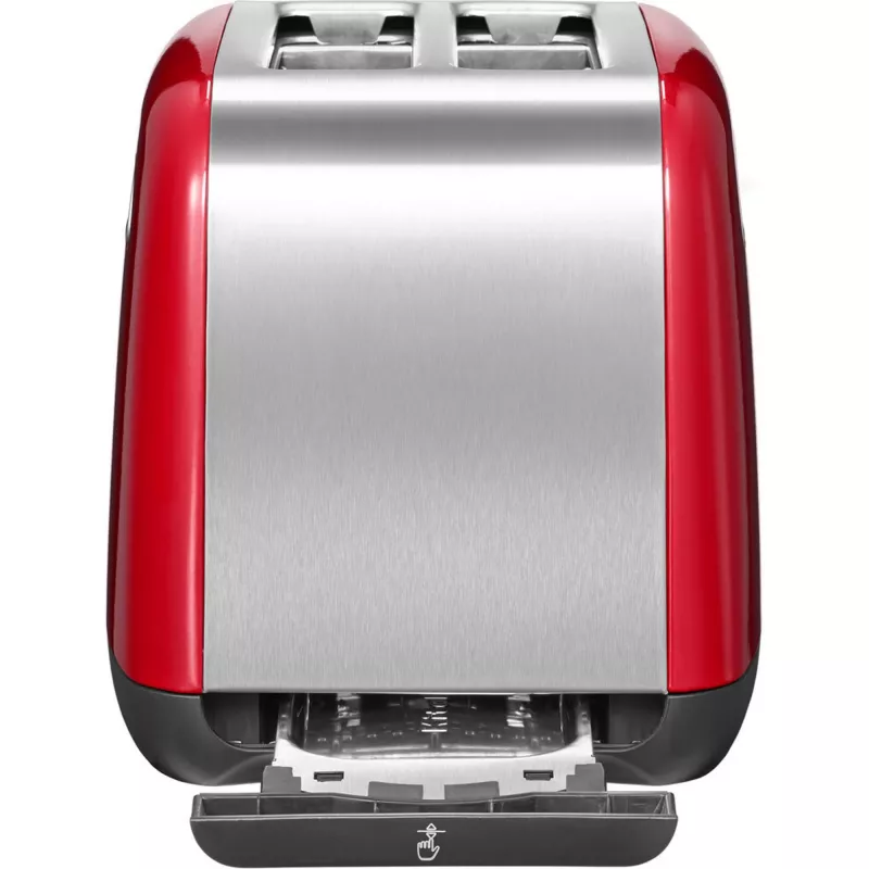 Skrudintuvas KitchenAid 5KMT221EER 2 griežinėliai 1100 W Raudonas, Nerūdijantis plienas