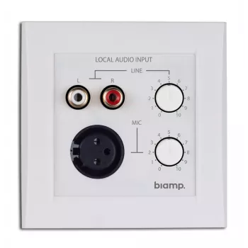 Biamp Commercial Audio ALINP Sieninis sukamasis garsumo reguliatorius
