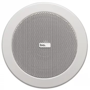Biamp Commercial CM4 4 colių dvigubo kūgio garsiakalbis baltas, 1 krypties, laidinis, 15 W, 100–20000 Hz, 16 Ω, baltas