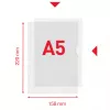 Esselte Premium A5 aplankas, projektinis aplankas, A5, polipropilenas (PP), skaidrus, portretinis, 40 lapų