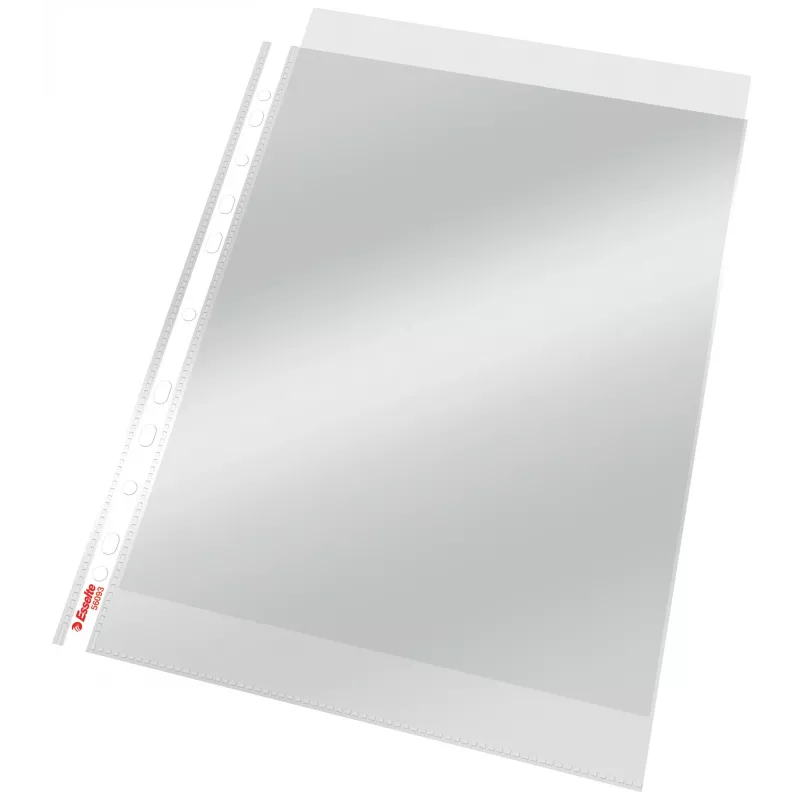 Esselte Pocket Heavy Duty 105my A4, 210 x 297 mm (A4), Skaidrus, Polipropilenas (PP), Viršus, 0,105 mm, 230 mm