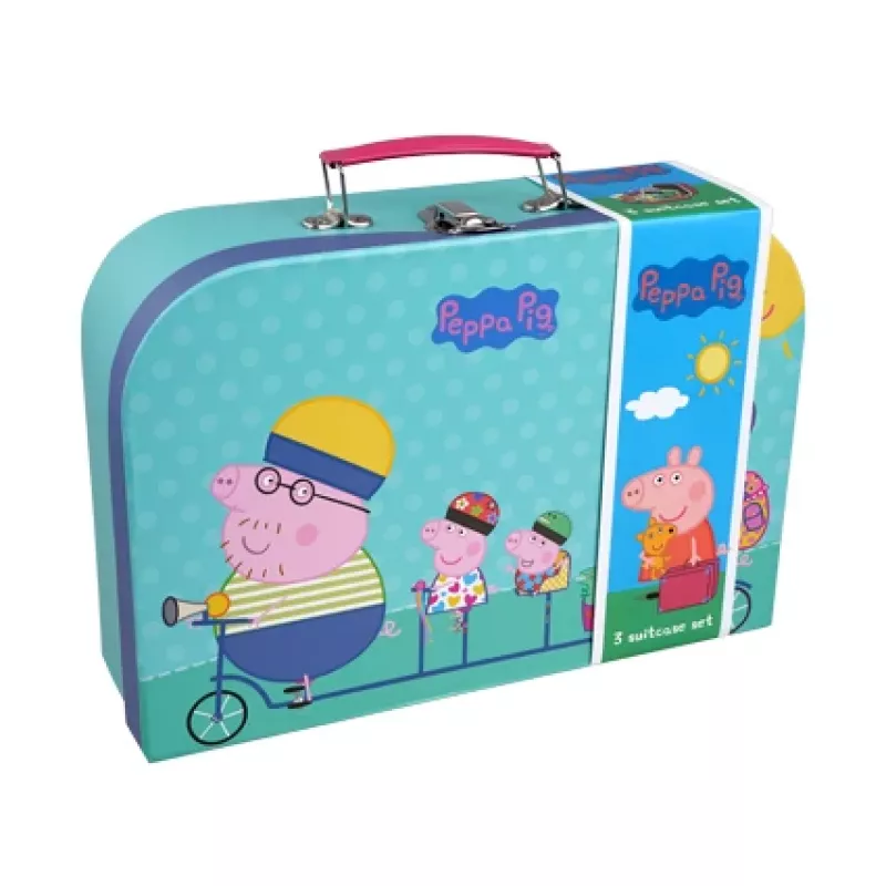 Barbo Toys Peppa Pig Lagaminai 3 vnt rinkinys įvairūs Mergaitė/Berniukas Statinės krepšys