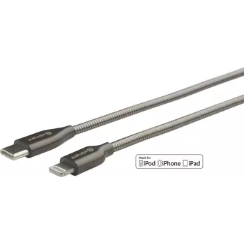 eSTUFF ES602160 Lightning laidas 1 m Nerūdijantis plienas