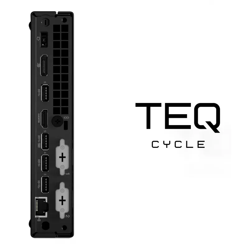 Teqcycle Lenovo Thinkcentre M70Q Intel® Core™ i5 i5-10400T 16 GB DDR4-SDRAM 256 GB SSD Windows 11 Pro Mini PC Juodas