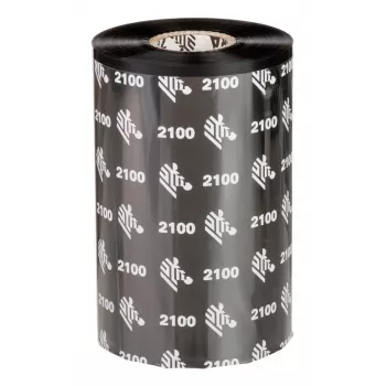 Zebra 2100 vaško termo juostelė 450 m Juoda