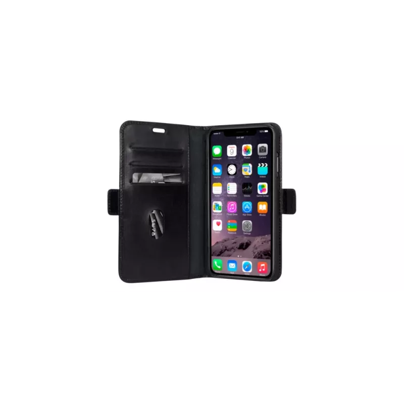 Dėklas Folio dbramante1928 iPhone Xs Max Juodas Su Stovu