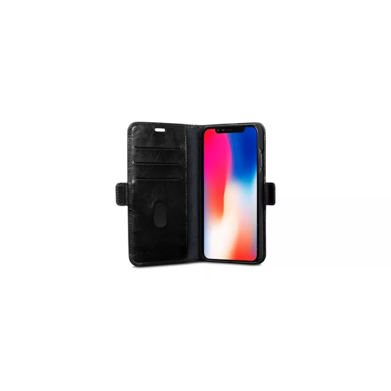 Dėklas Folio dbramante1928 iPhone Xs Max Juodas Su Stovu