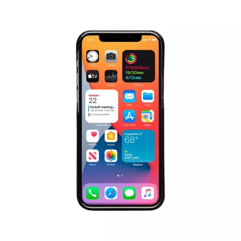 Dėklas su pinigine dbramante1928 Lynge iPhone 12 Pro Max 6,7 colio juoda