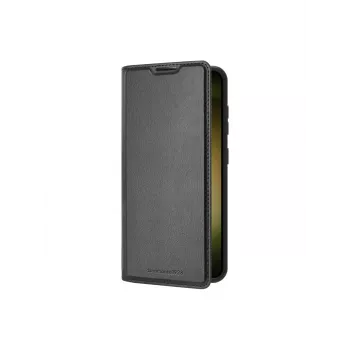 Dėklas dbramante1928 Bergen Samsung Galaxy S24, odinis išvaizda, perdirbtas plastikas, tinka 6,2 colio ekranui, juodas
