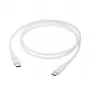 USB-C į USB-C laidas 1 m d bramante — Baltas