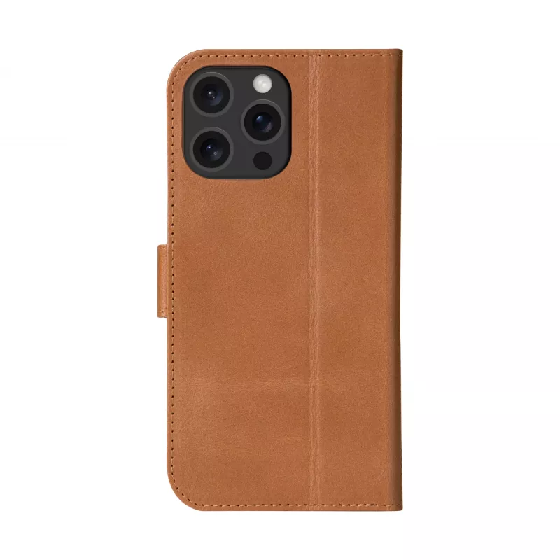 Dėklas-folio dbramante1928 iPhone 16 ProMax Tan 3 kortelių kišenės