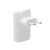 d bramante dbramante1928 Pro EU/US plonas įkroviklis — USB-C 20W + USB-A 18W, baltas, vidaus AC