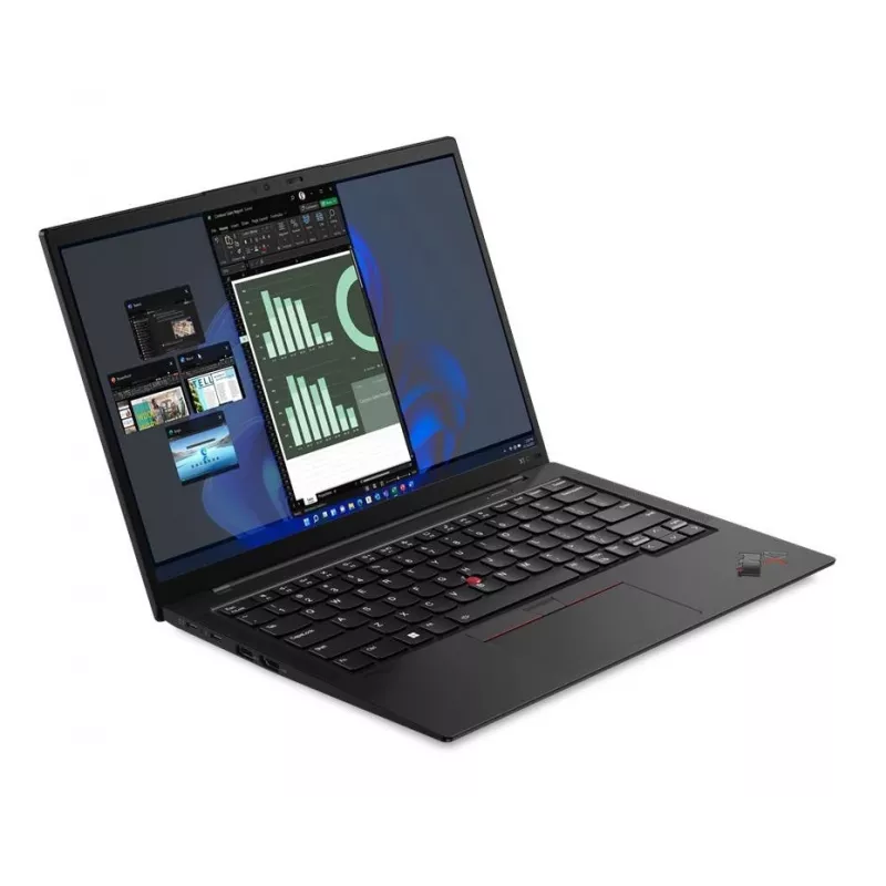 T1A Lenovo ThinkPad X1 Carbon Gen 10 atnaujintas Intel® Core™ i7 i7-1265U nešiojamas kompiuteris 35,6 cm (14 colių) 16 GB LPDDR5-SDRAM 1 TB SSD Windows 11 Pro juodos spalvos