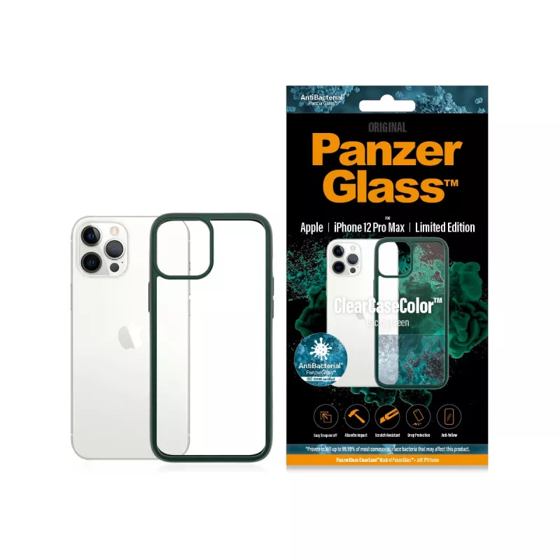 PanzerGlass ClearCaseColor™ iPhone 12 Pro Max - Racing Green Limited Edition