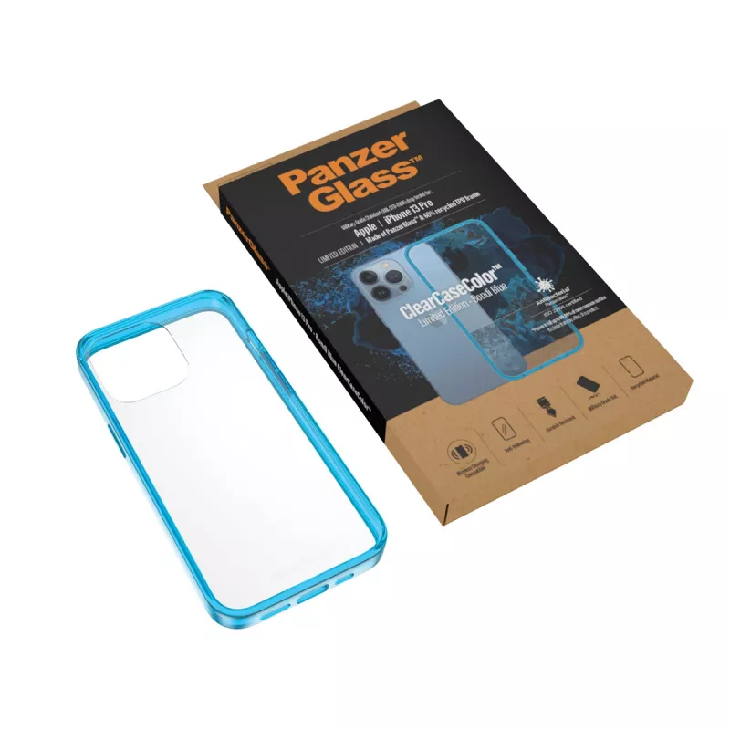 PanzerGlass ClearCaseColor iPhone 13 Pro Bondie Blue – apsauginis dėklas