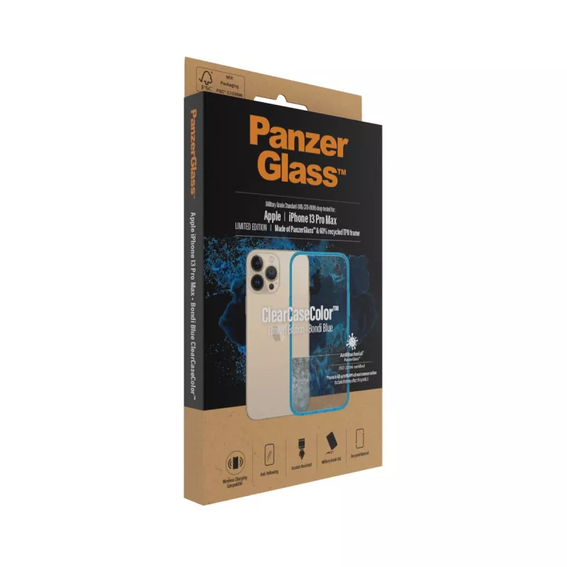 PanzerGlass ClearCaseColor™ Apple iPhone 13 Pro Max Bondie Blue