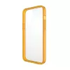 Apsauginis dėklas PanzerGlass ClearCase Color iPhone 13 Pro Max 6,7 colio – PET ir grūdintas stiklas, oranžinis