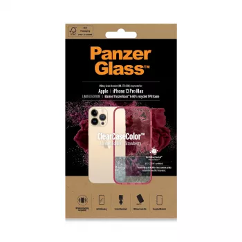 PanzerGlass ClearCaseColor Apple iPhone 13 Pro Max Strawberry