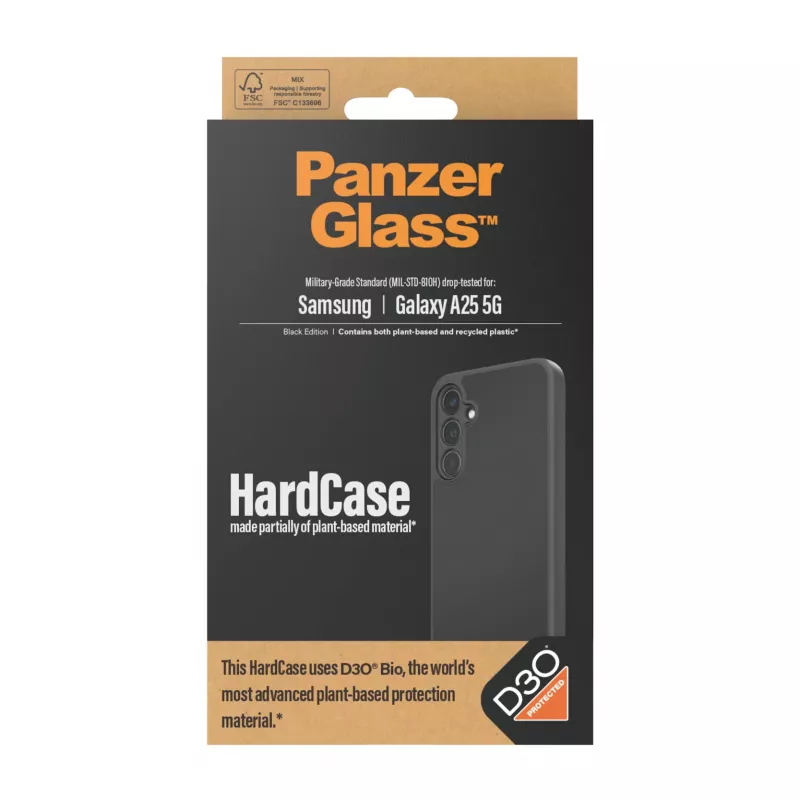 PanzerGlass ® HardCase Black with D3O® Samsung Galaxy A25 5G