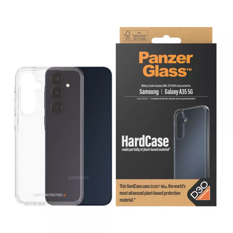 PanzerGlass HardCase Skaidrus su D3O® Samsung Galaxy A35 5G