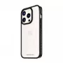 PanzerGlass ClearCase Skaidrus su Juodu Rėmeliu ir D3O® iPhone 15 Pro