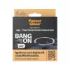 PanzerGlass Bang On MagSafe suderinamumo žiedas, skirtas iPhone 12 13 14 15, skaidrus