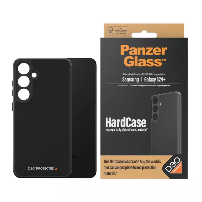 PanzerGlass ® HardCase Black w. D3O® Samsung Galaxy S24+