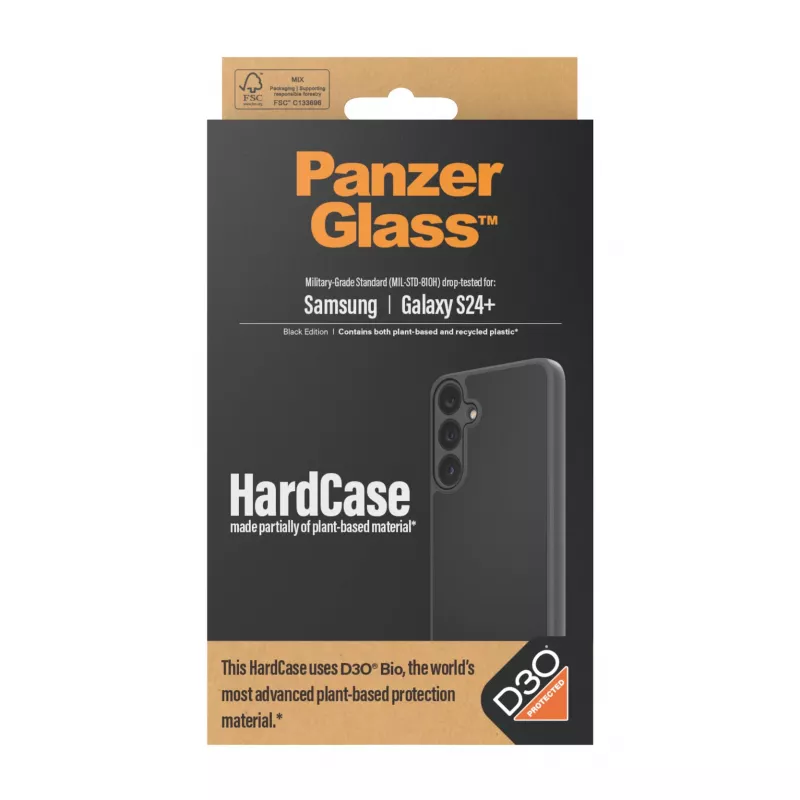 PanzerGlass ® HardCase Black w. D3O® Samsung Galaxy S24+