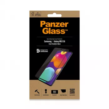 PanzerGlass ® Apsauginis stiklas Samsung Galaxy M53 5G | M54 5G | Ultra-Wide Fit