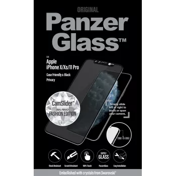 PanzerGlass® Privatumo ekrano apsauga iPhone 11 Pro | su Swarovski® kristalais | nuo krašto iki krašto