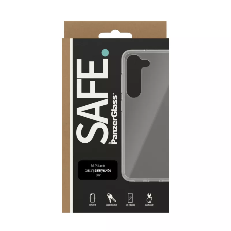 PanzerGlass SAFE. by ® TPU Dėklas Samsung Galaxy A14 | A14 5G | Skaidrus