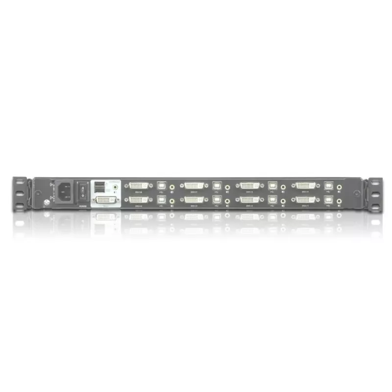 ATEN CL6708MW KVM jungiklis, 1U lentyninis, 17,3 inch LED ekranas, juodas