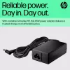 HP 65W Smart AC adapter, nešiojamam kompiuteriui, vidaus, 65 W, suderinamas su HP ProBook 440 G6, HP ProBook 450 G6, HP ProBook x360 11..., verslui, juodas