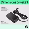 HP 65W Smart AC adapter, nešiojamam kompiuteriui, vidaus, 65 W, suderinamas su HP ProBook 440 G6, HP ProBook 450 G6, HP ProBook x360 11..., verslui, juodas