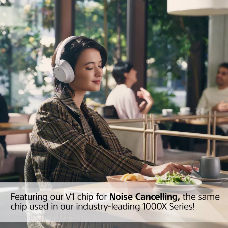 Sony WH-CH720 ausinės su laidu ir belaidžiu ryšiu, skambučiams ir muzikai, USB Type-C, Bluetooth, balta