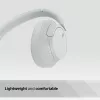 Sony WH-CH720 ausinės su laidu ir belaidžiu ryšiu, skambučiams ir muzikai, USB Type-C, Bluetooth, balta