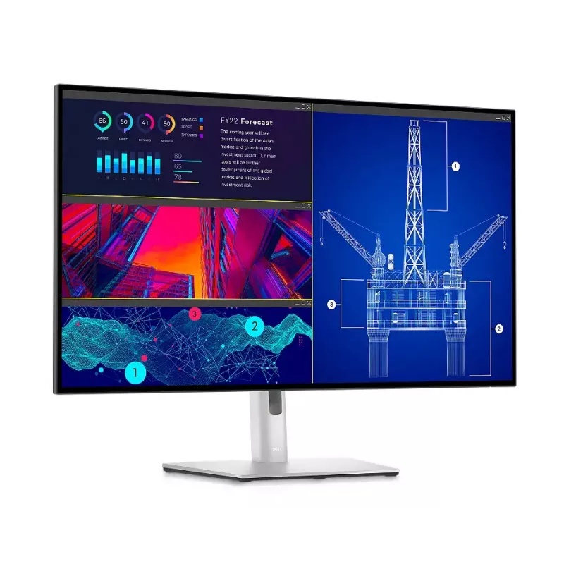 Monitorius DELL UltraSharp 32 4K USB-C Hub 31,5 colio LCD 3840 x 2160