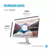 HP M22f FHD Monitorius, 54,6 cm (21,5 colio), 1920 x 1080 pikselių, Full HD, LCD, 5 ms, Juodas