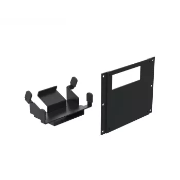 Ergonomic Solutions SpacePole Kiosk SPK612-02 POS sistemos priedas, spausdintuvo dangtelis, juodas, metalinis