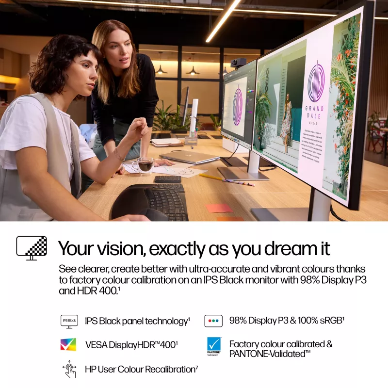 HP Series 7 Pro 27 colių QHD monitorius - 727pq be PVC